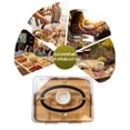 thumbnail image 4 of Charcuterie Board Black Portable Cheese Tray with Lid & Ice Pack, 4 of 7
