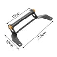 thumbnail image 4 of Miulika Support de Téléphone Mobile pour Moto en Aluminium CNC Support de Navigation Réglable Doré, 4 of 9