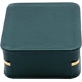 thumbnail image 4 of ABCISI PU Leather Bracelet Bangle Box, Blackish Green Jewelry Box Storage Case Organizer, Velvet Interior Bracelet Storage Holder, Ideal Gift for Women and Girls (3.74" x 3.74" x 1.97"), 4 of 17