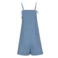 thumbnail image 6 of Summer Fashion Plus Size Jumpsuits for Women Casual Sleeveless Suspender Short, 6 of 9