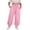 Pink, variant on Plus Size Women's Elastic Waist Sweatpants with Pockets, Loose Fit Long Casual Sport Pants for Daily Wear, Workout, Gym, Lounge, and Outdoor Activities Beige L