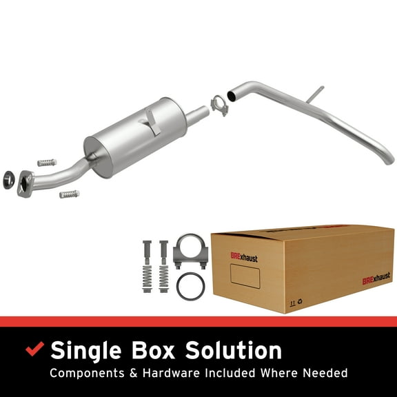 BRExhaust OE Replacement Exhaust System Kit 106-0223: Compatible with 1985-1985 Suzuki SJ413 1.3L, 1986-1995 Suzuki Samurai 1.3L