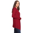 thumbnail image 2 of Women's Solid Casual Basic Comfy Loose Fit Long Sleeve Open Front cardigan, 2 of 4