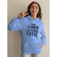 thumbnail image 2 of Candy Corn Cutie Hoodie Juniors -Image by Shutterstock,  x-Large, 2 of 4