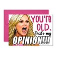 thumbnail image 1 of Tarjeta de felicitación ChronicallyFunny Real Housewives Bravo RHOC Tamra, 1 of 2