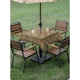 thumbnail image 3 of Outdoor Tablecloth with Umbrella Hole and Zipper, Sage Green Boho Square Table Cloth 54x54 Inch Waterproof Tablecloth, Vintage Ethnic Tribe Abstract Art Floral Picnic Table Cover for Patio Camping, 3 of 7