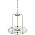 thumbnail image 1 of Quoizel Trilogy 3 Light Pendant in Brushed Nickel, 1 of 5