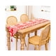 thumbnail image 1 of Inteprter Caminos de de Navidad Tela bordada Cómodos manteles individuales resistentes al desgarro Escritorio Impreso Mantel Diseño Adornos de Kits de decoración para fiestas Alce blanco rojo Inteprter HA068983-08, 1 of 6
