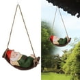 thumbnail image 3 of 7.5in Resin Dwarf Swing Sculpture Hand Made Unique Design Durability And Weather Resistance Multifunctional Use For Patio Lawn Porch, 3 of 8