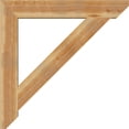 thumbnail image 3 of Ekena Millwork 6"W x 44"D x 44"H Traditional Slat Rough Sawn Bracket, Western Red Cedar, 3 of 4