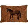 thumbnail image 1 of Coussin Décoratif en Tissu pour Intérieur et Extérieur Cheval, 1 of 1