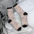 thumbnail image 5 of Vsdgher Safari Animals Crew Socks for Men & Women, Breathable Casual Athletic Ankle Socks, 5 of 6