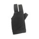 thumbnail image 1 of Guante de billar de tres dedos, antideslizante, para entrenamiento en gimnasio. Negro, 1 of 9