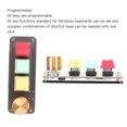 thumbnail image 3 of USB Mini 3 Key Mechanical Keypad with Customizable Knob, Programmable DIY USB C Wired Connection Keyboard for Gaming, Office Work, Music Production, 3 of 7