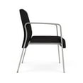 thumbnail image 3 of Waterfall Reception Waiting Oversize Guest Chair / Silver Steel / Black, 3 of 5