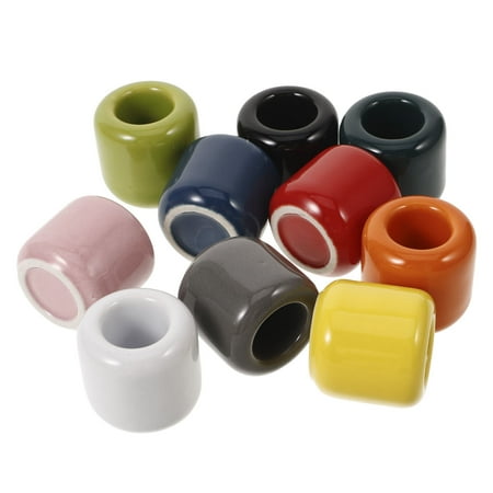 HOMEMAXS Set of 10 Taper Candle Holders for Banquet Elegant 3.1 x 3.1 x 3.1 CM Decorative Candleholder