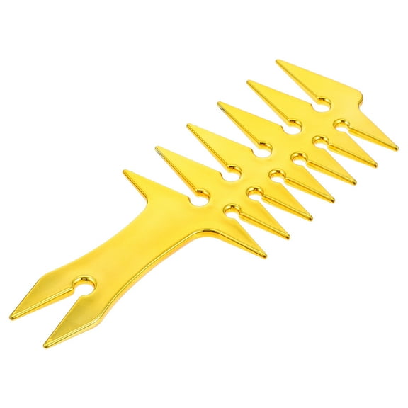 2 Pcs Razor Hair Brush Convenient Comb Man 20.1X8X0.5cm Yellow