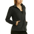 thumbnail image 2 of Women’s Polar Fleece Jacket with Pockets Full Zip Up S-3XL Regular & Plus Long Sleeve Lightweight Warm Coat Spring Fall Winter Activewear Womenswear, 2 of 7