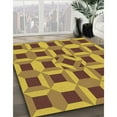 thumbnail image 3 of Ahgly Company Machine Washable Indoor Rectangle Transitional Saddle Brown Area Rugs, 8' x 12', 3 of 7