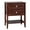 Brown, variant on Tcbosik 27.9" Tall Farmhouse Nightstand in White, Vintage Beside Tables with 2 Drawers and Open Storage, Rustic End Tables for Bedroom, Living Room, Home Office