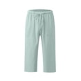 thumbnail image 6 of NinXxx Women's Loose Fit Lightweight Cropped Capri Trousers Comfort Style GN1 XXL, 6 of 7