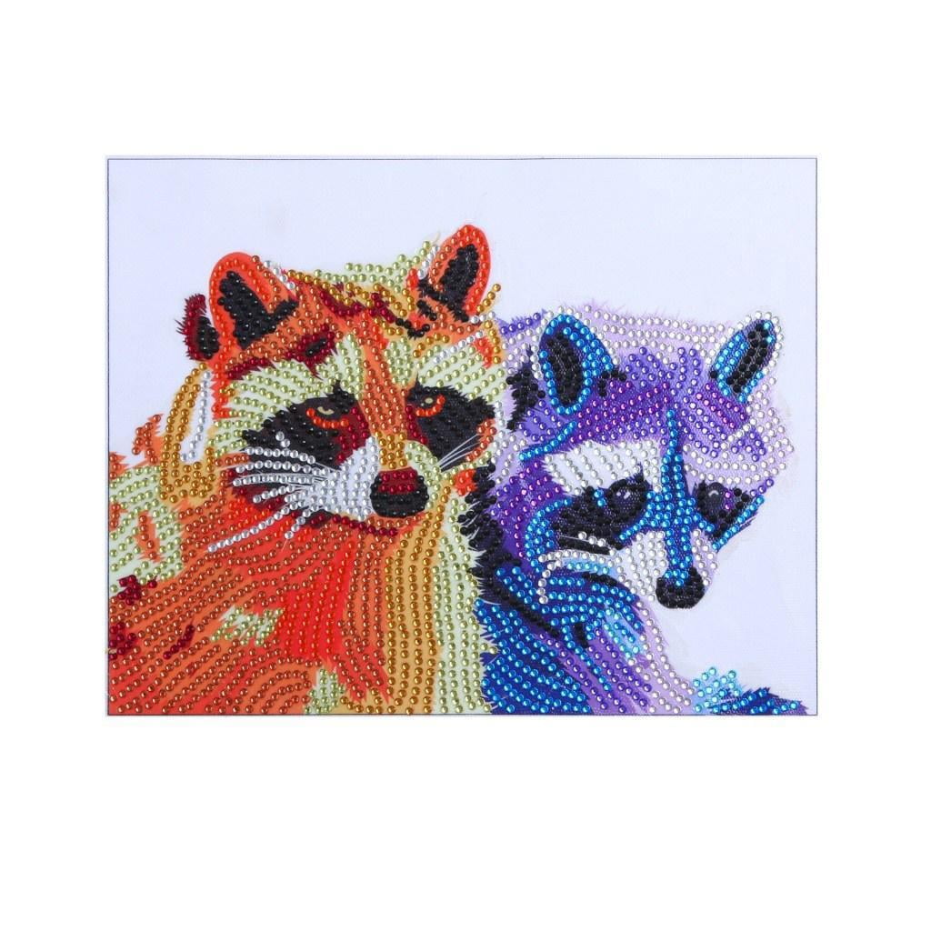 5D DIY Special Shaped Diamond Painting Animal Embroidery Mosaic Kits Wall Decor 