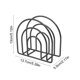 thumbnail image 3 of Modern Metal Napkin Rack, Table Napkin Rack, Kitchen Table Countertop Cocktail Rack, Indoor Outdoor Use, Foldable Portable 2-Tier Metal Frame, for Bedroom,topliu, 3 of 9