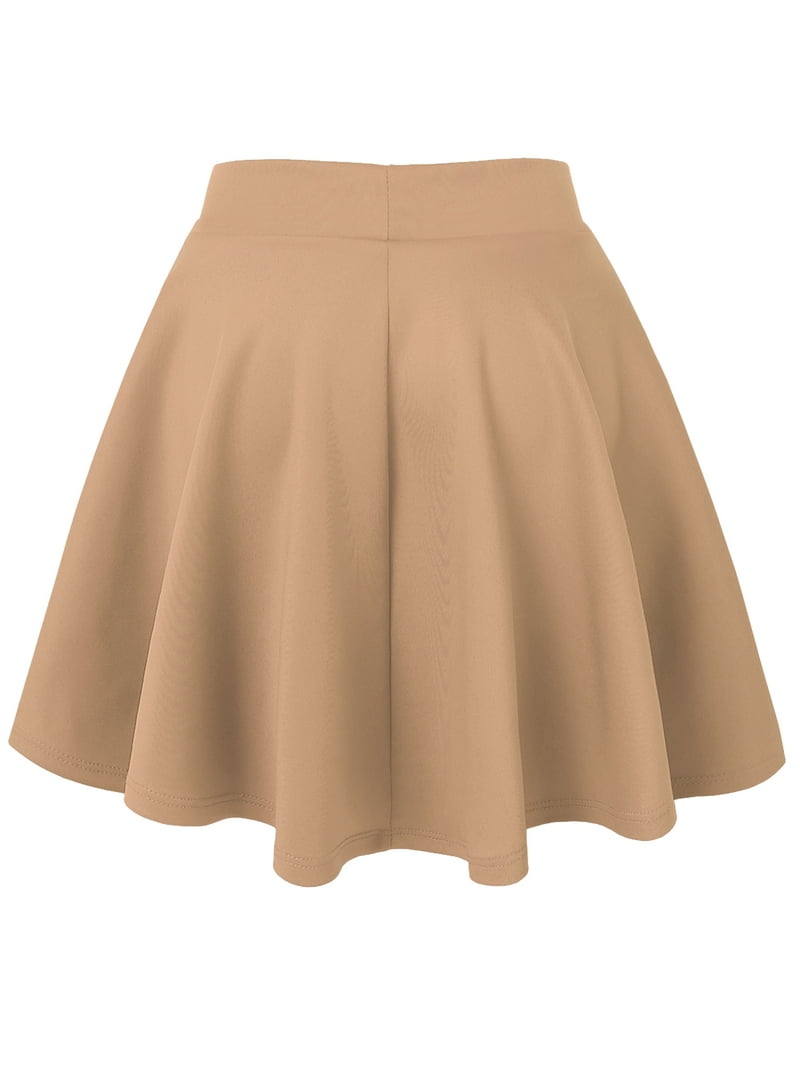 Made by Johnny Women's Basic Versatile Stretchy Flared