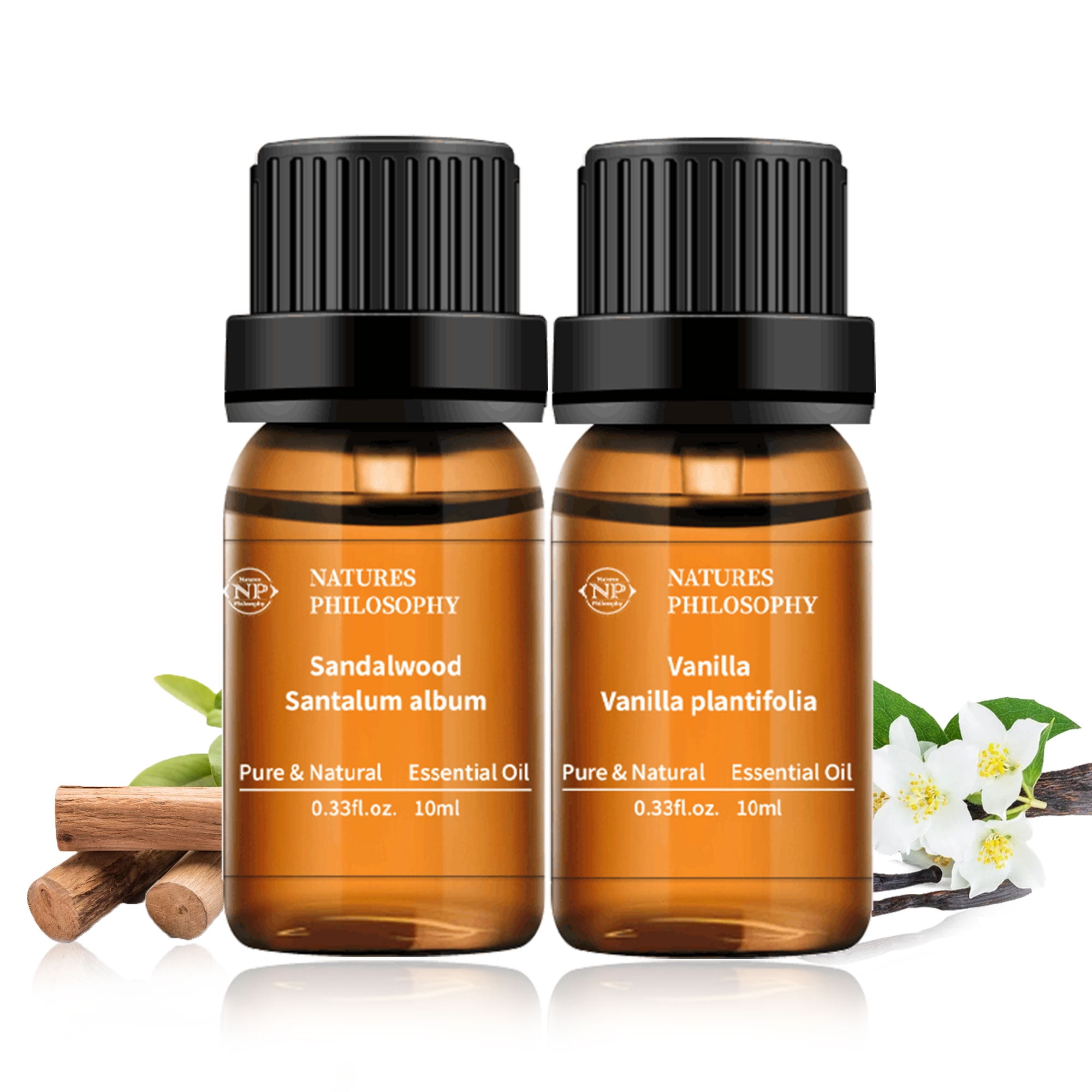 Natures Philosophy Sandalwood and Vanilla Essential Oil 100 Pure