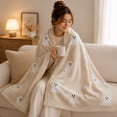 thumbnail image 7 of Fall Throw Blankets, Fall Maple Leaf Thanksgiving Flannel Soft Blanket, Comfort Lightweight Throw Blanket Halloween Themed, for Couch Bed Sofa Decor, 7 of 7