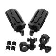 thumbnail image 1 of Pedal de motocicleta de aluminio Soporte profesional Universal con estilo Soportes ajustables Reemplazo de piezas Accesorios Negro 1 par Jumpingount VI002312-01, 1 of 7