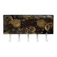 thumbnail image 2 of PhooArto Key Holder for Wall Decorative with 5 Key Hooks, Art Steampunk Style Pattern Holders Wall Mount Organizer with Mail Key Rack, Self Adhesive, 2 of 7