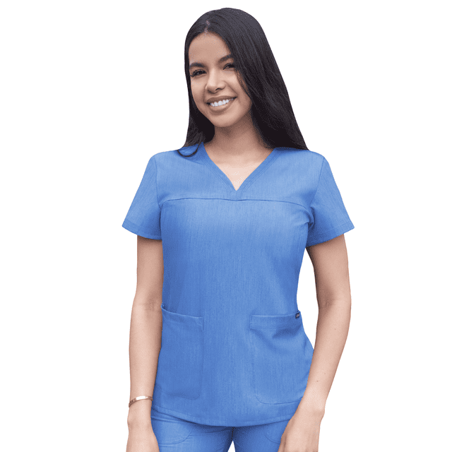 Adar Pro Heather Blouses Médicales pour Femmes - Col en V