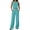 123#Light Green, variant on Women's 2026 Cotton Gauze Linen 2 Piece Set Sleeveless Crop Tank Top and Wide Leg Pants Casual Summer Outfit Pink 2XL