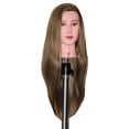 thumbnail image 3 of Bellrino 28" Cosmetology Mannequin Manikin Training Head with Synthetic Fiber - Rita (CLAMP HOLDER INCLUDED), 3 of 4