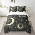 thumbnail image 2 of Manfei Hippie Starry Sky Bedding Comforter Set 7pcs for Kids, Mystic Stars Moon Queen Bedding Sets, Hippie Geometric Queen Sheet Sets, Ultra Soft Home Decor, 2 of 7