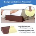 thumbnail image 3 of Pillow Wedge for Sleeping Foam Wedge Pillows Adults Slanted Side Sleeping After Surgery Positioning Triangle Body Back Support Bed Sore Prevention Cus, 3 of 6