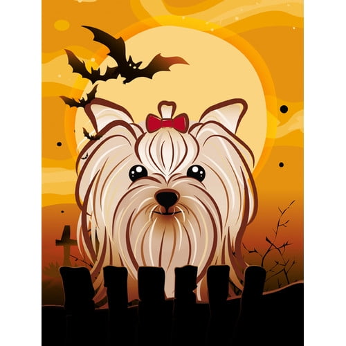 Caroline's Treasures Halloween Spook Vertical Flag