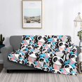 thumbnail image 2 of Disketp Panda Cute Hearts Flannel Blankets - Thick and Warm Blanket for Winter, Soft Fuzzy Plush King Blanket for All Seasons60"x50", 2 of 6