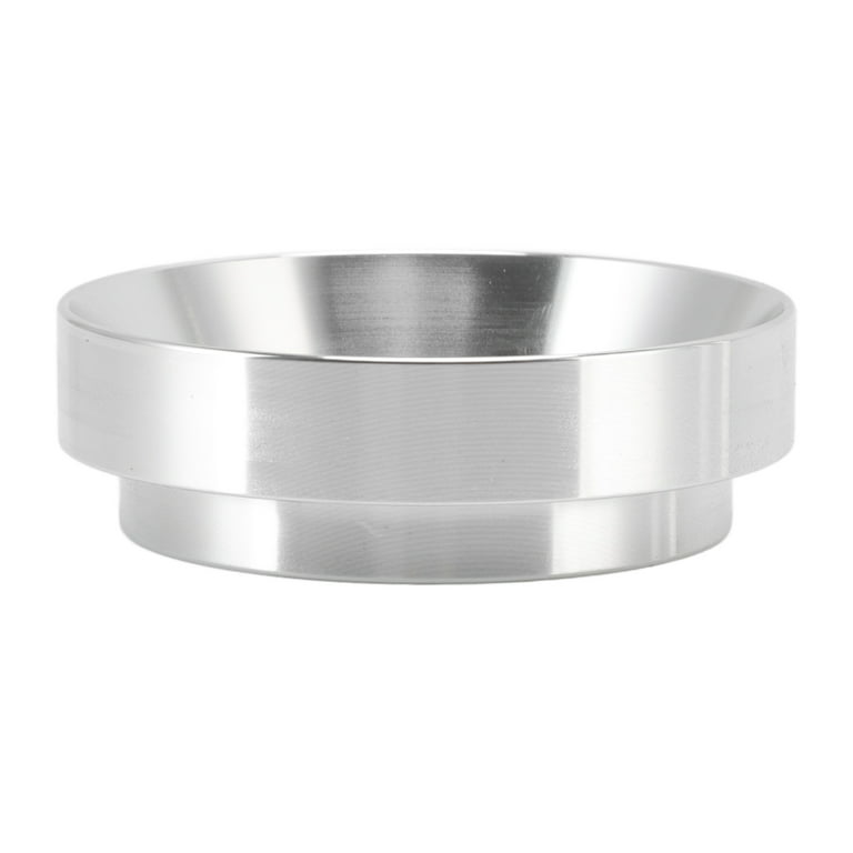 58mm Espresso Dosing Funnel, Silver Aluminum Alloy Universal Coffee Dosing Magnetic Ring Coffee Machine Accessories Brewing Coffee Tamper Powder