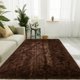 thumbnail image 1 of Alfombra LOCHAS ultra suave para interiores, moderna, 120 x 180 cm, color marrón, 1 of 6