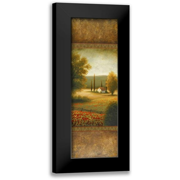 Marcon, Michael 7x14 Black Modern Framed Museum Art Print Titled - Away In June