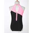 thumbnail image 4 of Haitryli Kids Girls Sleeveless Gymnastic Leotard with Shorts Ballet Dance Outfits Set Hair Scrunchie Black&Pink 16, 4 of 7