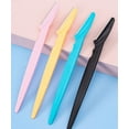 thumbnail image 3 of 4 Pcs Foldable Eyebrow Razor and Face Razors for Women, Eyebrow Shapers Razors Shavers, 3 of 5