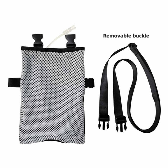 UTOURS Urinary Drainage Bag Body Fluid Shoulder Bag 2000ml Easy to Use Easy Maintenance light grey