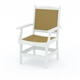 thumbnail image 3 of LuXeo Tuscany White Woven Rattan Dining Set-6 Piece, 3 of 7
