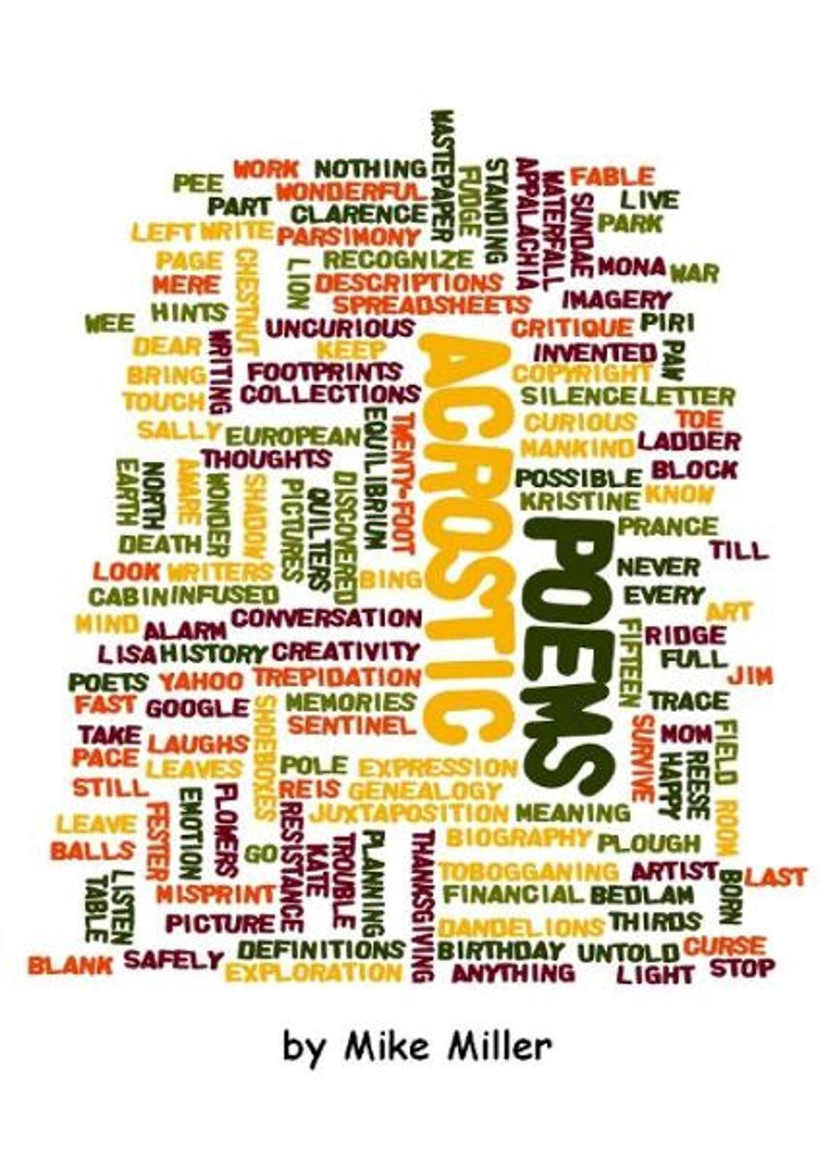 Acrostic Poems And Some Prose Ebook Walmart Com Walmart Com