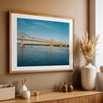 thumbnail image 5 of The Murray Baker Bridge - Peoria Illinois Photography Bridge Boat Water Scenic Landscape Travel Poster Architecture Unframed Wall Art Print 20 x 28 inches, 5 of 7