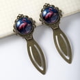 thumbnail image 3 of Flamingo Vintage Copper-Colored Lace Bookmarks: Stainless Steel Reading Accessories, Book Marks, and Book Accessories for Readers and Book Lovers, 3 of 5