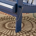 thumbnail image 4 of Harlee Outdoor Foldable Acacia Wood Adirondack Chair, Blue, 4 of 6